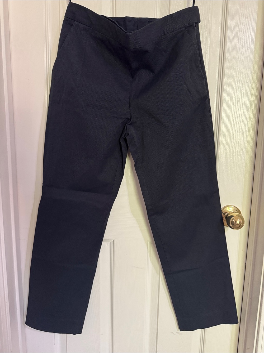 COS Woman‘s Navy Stretch Tapered Pants